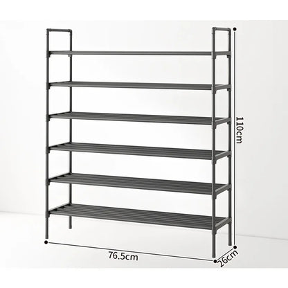 Simple shoe rack household multi-functional multi-storey doorway indoor and outdoor storage rack student dormitory storage rack