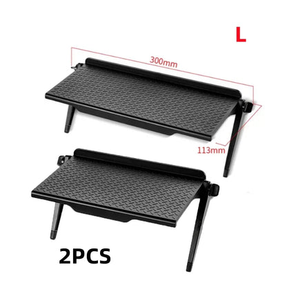 1/3PCS TV Screen Top Storage Shelf Adjustable Monitor Storage Rack Computer Desktop Display Stand TV Storage Rack Home Organizer