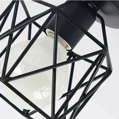Modern LED Pendant Light Iron E27 blub base Minimalist Hanging Lamp Living Room Bedroom Restaurant Shop Bar Fixture Decoration