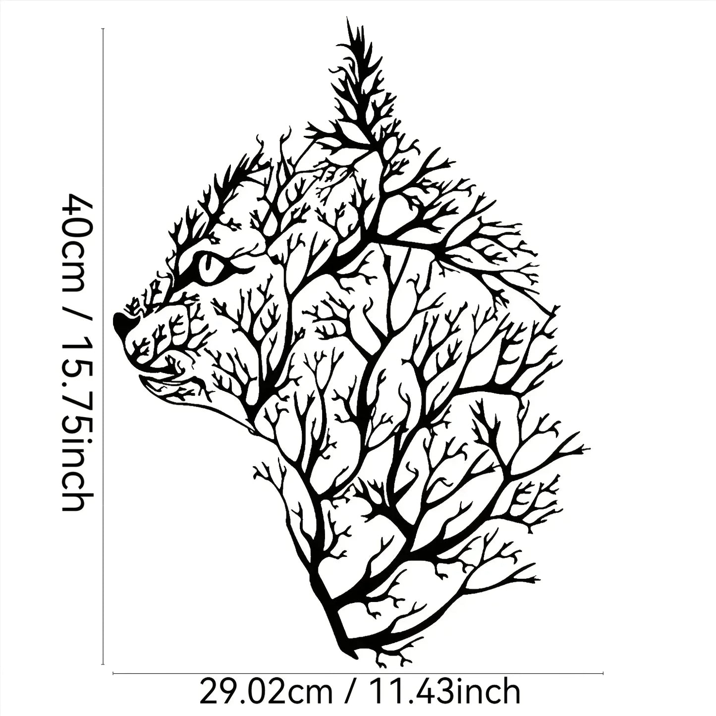 Charming Cat and Tree Metal Wall Art - Minimalist Decor for Bedroom, Living Room, Office - Perfect Housewarming Gift