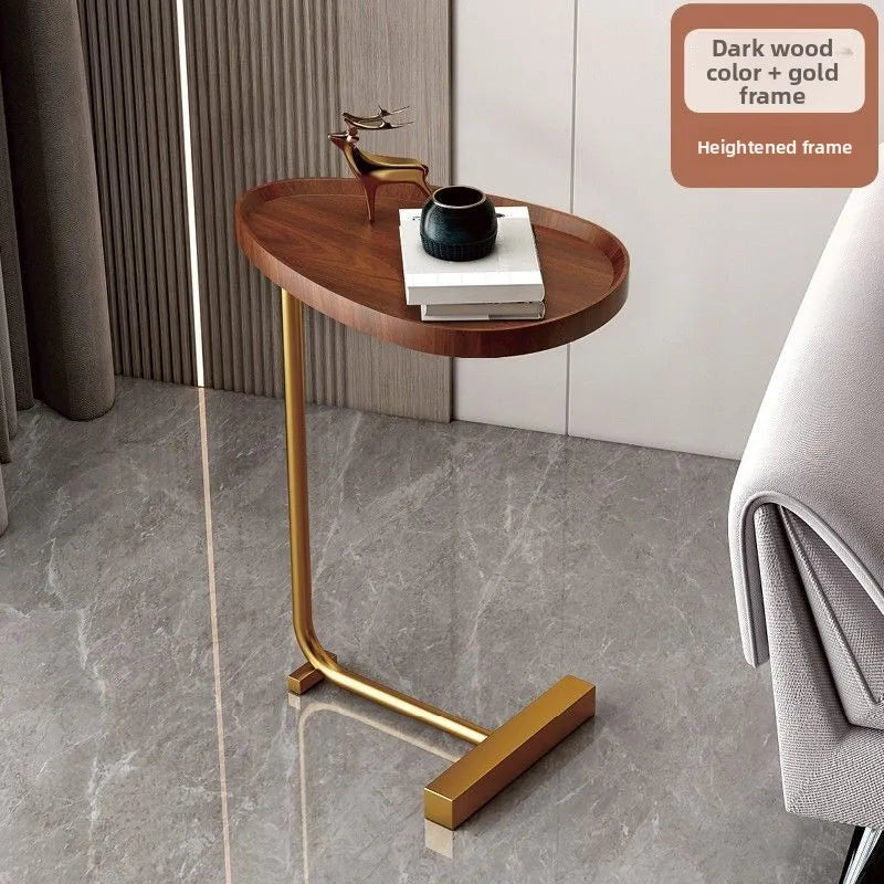 Modern Luxury Lift Top Coffee Table Side Table Bedside Table Portable Rolling Small Apartment Sofa Corner Minimalist Living Room