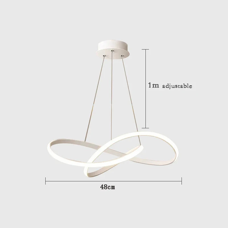 Nordic LED Ceiling chandelier Dining Room Corridor Pendant Lamp Bedroom Living Room Personality Creativity Simple Light AC220V