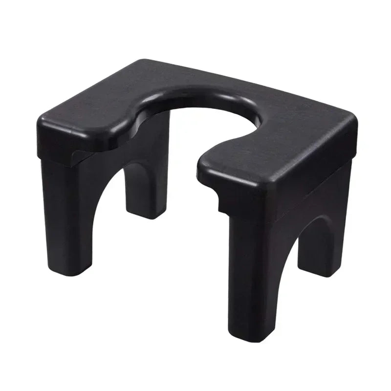 Squatting Toilet Stool Chair Non Slip Thick Household Widen Panel Sturdy Rounded Edge Easy To Wash Potty Chairs for Bathroom