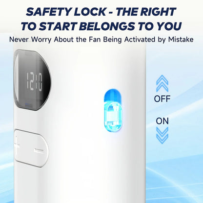 Handheld mini fan, powerful 400mAh wind speed, convenient USB charging, suitable for travel, outdoor activities, and summer
