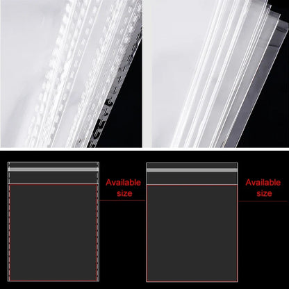 Transparent Self-sealing Jewelry Accessories Candy OPP Self-adhesive Bag Packaging Resealable Gift Cookie Packaging Bag
