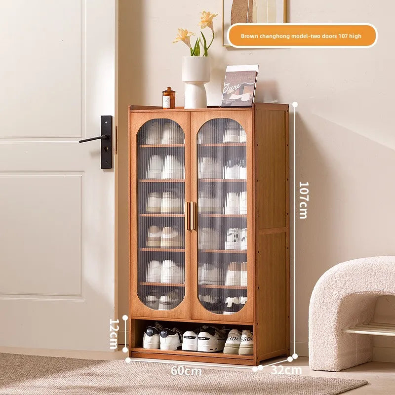 New shoe cabinet household multi-layer storage shoes dust-proof door porch floor large-capacity porch rack shoe rack