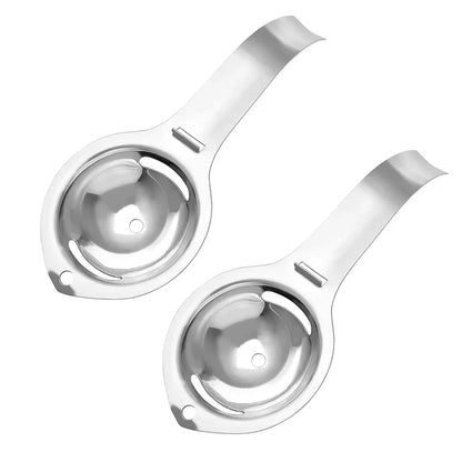 1 Piece Egg Separator Egg Yolk White Separator Stainless Steel Egg White Yolk Sifting Filter Egg Divider Kitchen Gadgets YY003