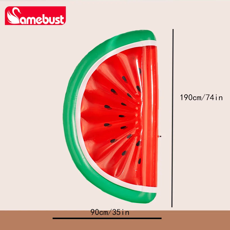 Camebust Inflatable Water Float, Inflatable Pineapple Watermelon Fun Beach Float, Swimming Party Decoration Toys, Inflatable Vil