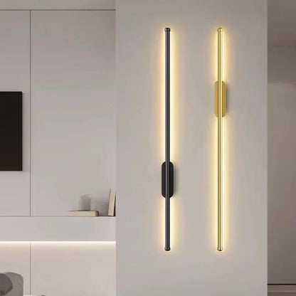 Gold Black Indoor Wall Lamp Modern LED Wall Light USB rechargeable with dimmable Tricolor No punching required Wall Lamps