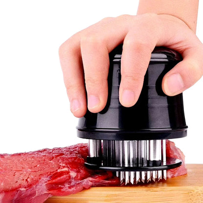 56 Ultra Sharp Blades Needle Meat Tenderizer Stainless Steel Meat Beaf Steak Tenderizer Tool With Safety Lock YY034