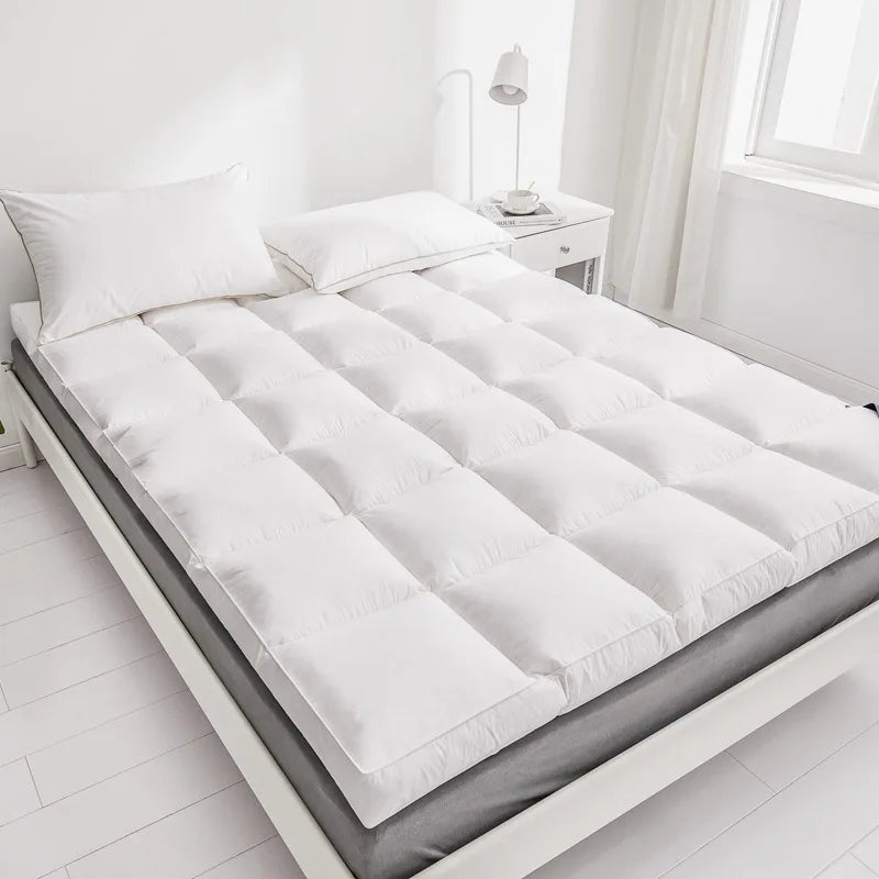 Household mattress thickened folding mattress feather velvet cushion down tatami mattress cushion