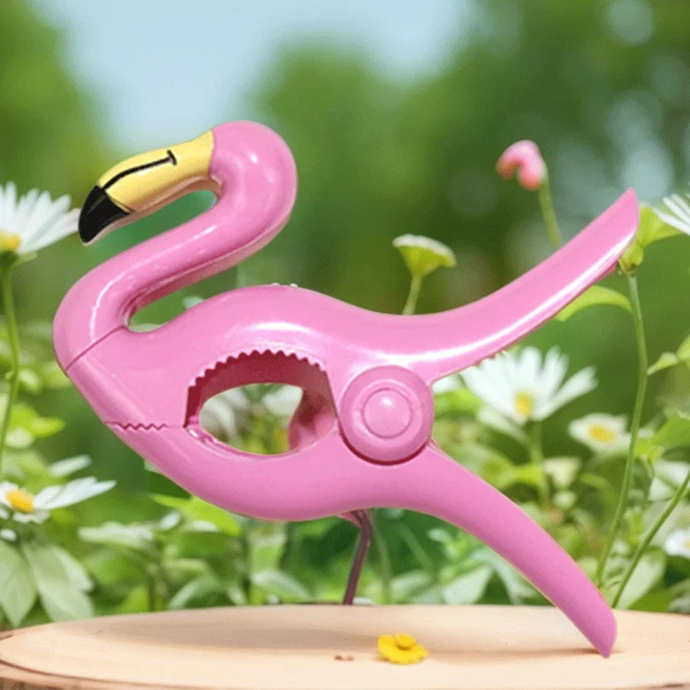 Cute Plastic Beach Towels Clips Large Drying Racks Retaining Clip Windproof Clothes Pegs Pins Animal Decorative Clothespins