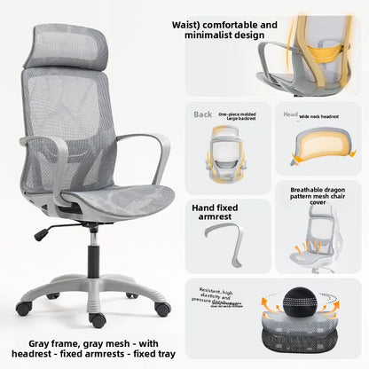 Multi-functional Ergonomic Chair Computer Conference Chair Chair Desk Learning Backrest Gaming Chair