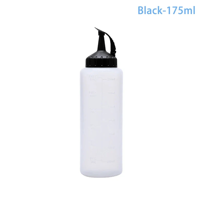 175ML/350ML Large Squeeze Condiment Bottles With Nozzles Ketchup BBQ Sauces Olive Oil Bottle Dispenser Squeeze Sauce Bottle