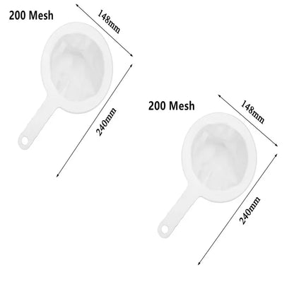 Soy Milk Wine Filter Bag Nut Milk Bag Tea Coffee Oil Yogurt Filter Net Mesh Kitchen Food Reusable Nylon Filter Bags Strainer
