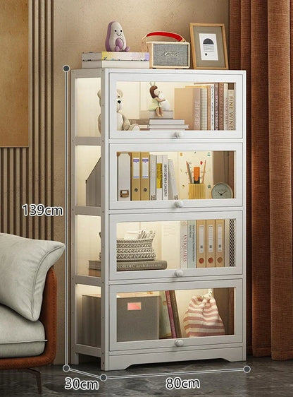 Figure transparent acrylic storage box display cabinet LEGO POP MART non-glass ornament shelf display cabinet