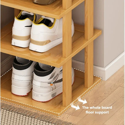 Home economy door multi-layer shoe storage artifact saves space, rental house shoe cabinet, shoe rack