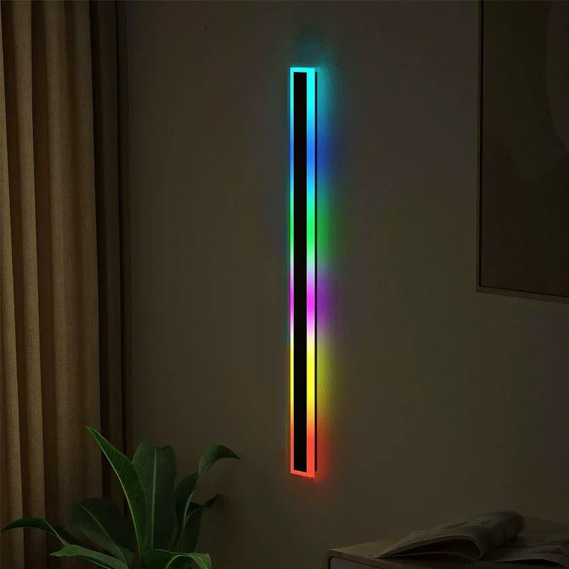 RGB Wall Lights Outdoor Porch Christmas Easter Party Intelligent Remote Control Balcony Terrace Decoration Lighting Wall Lamp