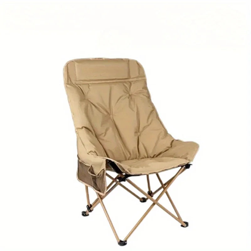 1pc high back moon chair outdoor barbecue picnic dining table and chair set portable folding chair