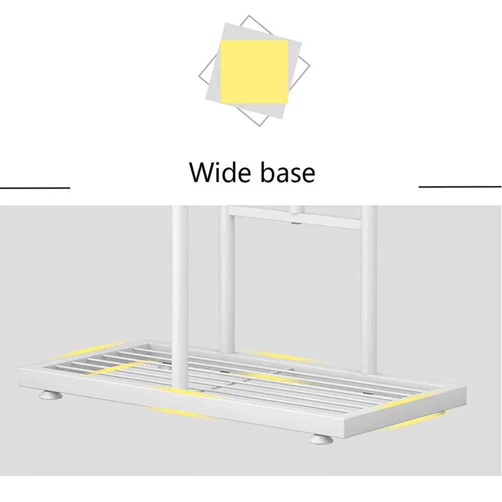 7-Tier Metal Plant Stand Indoor Outdoor Flower Shelf Multi-Layer Display Rack, Space-Saving Organizer for Living Room Balcony