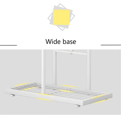 7-Tier Metal Plant Stand Indoor Outdoor Flower Shelf Multi-Layer Display Rack, Space-Saving Organizer for Living Room Balcony