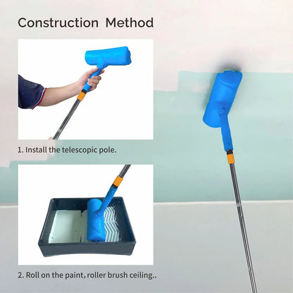 Ceiling Paint Roller Anti Splashing 10 Inch Home Ceiling Paint Roller Wide Application Adjustable with Roller  for Window