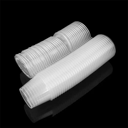 50Pcs Plastic Sauce Jars with Lids Leak-Proof Disposable Food Sauce Cups Packaging Containers for Salad Dressings And Seasonings