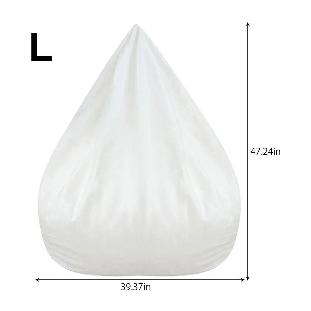 OTAUTAU 1/2pc Sofas Cover Without Filler Removable Lazy Sofa Inner Liner Washable Replacement Bean Bag Insert Pouf Beanbag