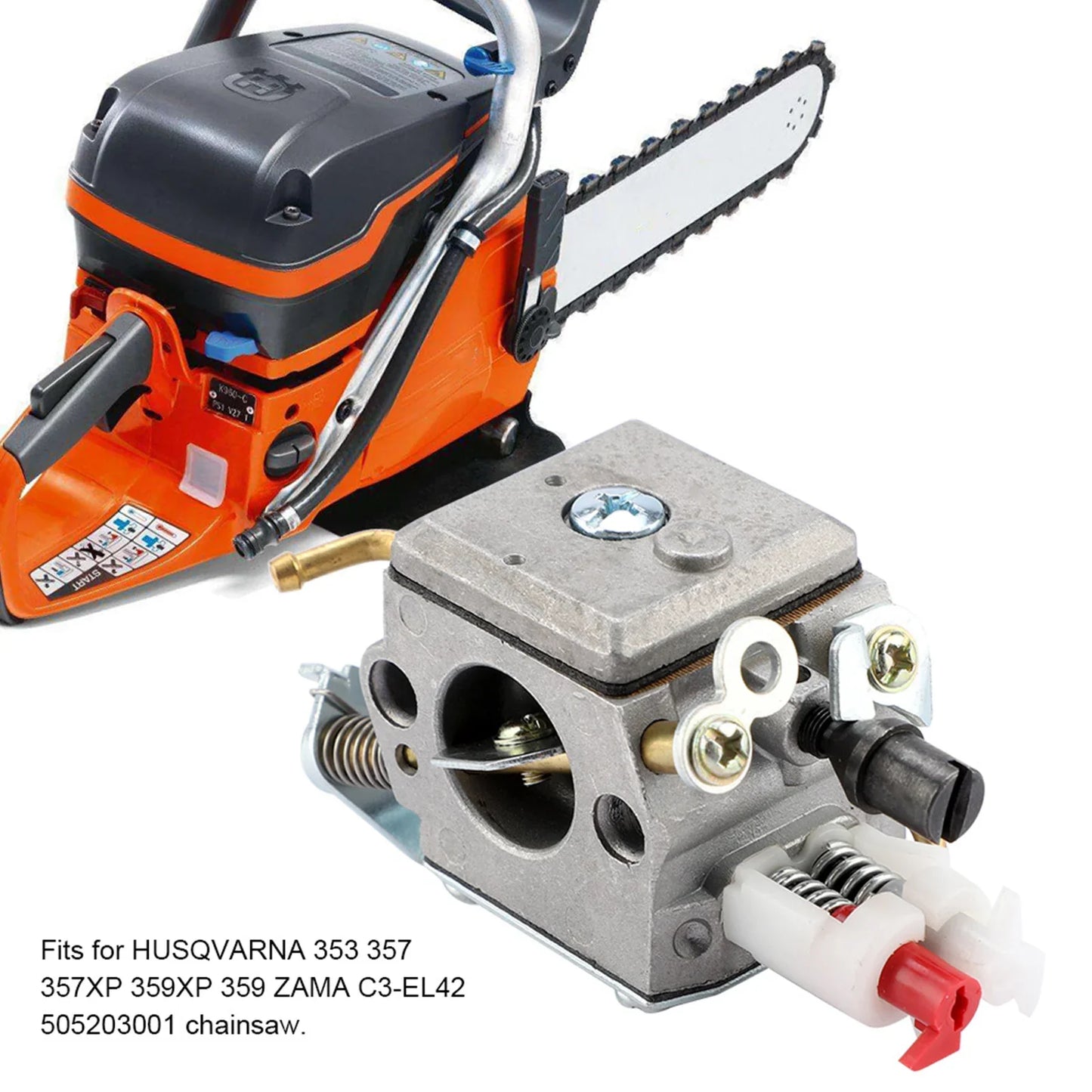 Carburetor for HUSQVARNA Chainsaw Carburetor Carburetor for HUSQVARNA 353 357 357XP 359XP 359 ZAMA C3-EL42 505203001 Chainsaw