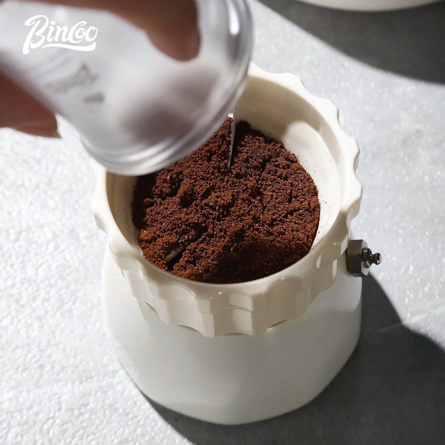 Bincoo Colorful Coffee Dosing & Leveling , Practical Tool Kit for Cleaner and More Efficient Moka Pot Use Single/Double Valve