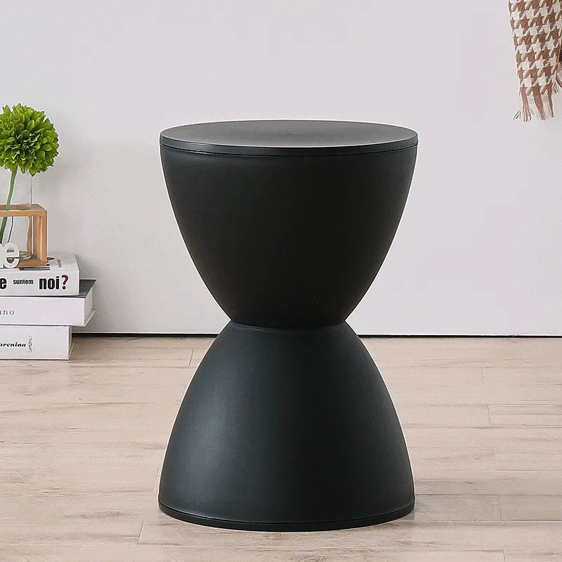 Hallway Ottoman Living Room Furniture  Minimalist Storage Pouf Footstool Shoe Changing Pouf Thickened Plastic Waiting Stool