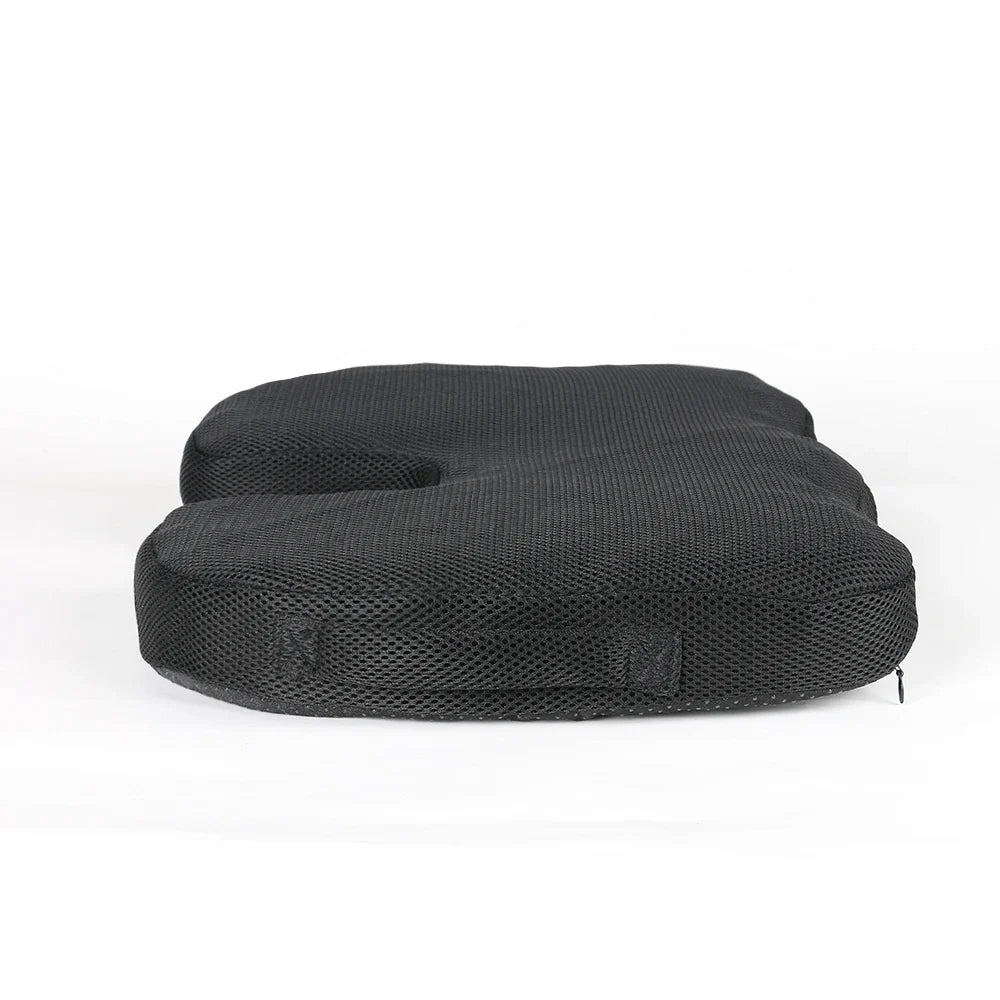 Comfortable breathable seat cushion, U-shaped design wave sponge massage cushion can relieve buttock pressure/coccyx pain