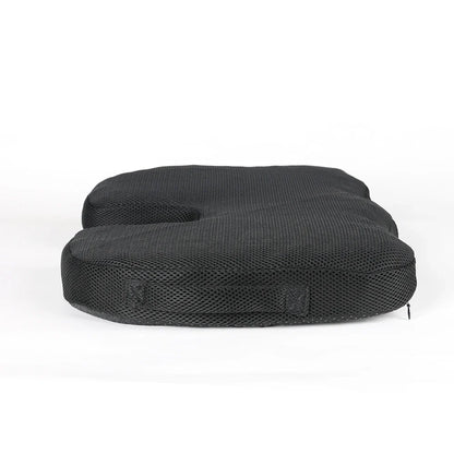 Comfortable breathable seat cushion, U-shaped design wave sponge massage cushion can relieve buttock pressure/coccyx pain