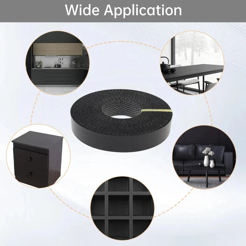 Hot Melting Adhesive Furniture Tape Wood Grain Tape Real Wood Pre-Adhesive Trim Bed Frame Edge Decorative Beautiful Seam Sticks