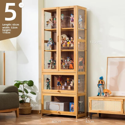 Figure display cabinet building block model Lego acrylic display stand non-glass transparent product ornament display cabinet