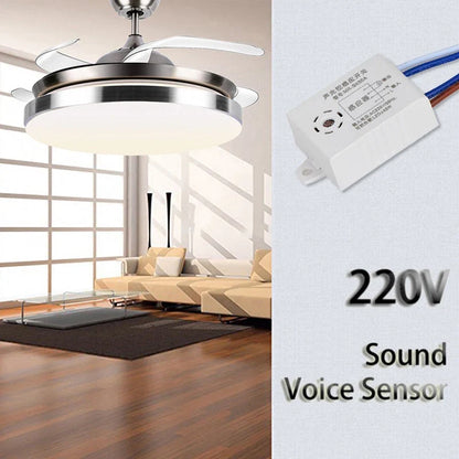 220V Module Detector Auto On Off Intelligent Sound Voice Sensor Light Switch Use In Corridor Bath Warehouse Stair Switch
