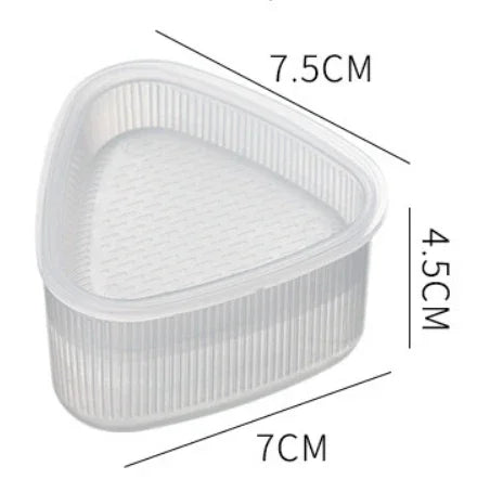 Transparent Plastic Onigiri Mold Set  Japanese-style Onigiri and Sushi Mold Set  Sushi Cartoon-themed Onigiri Molds For Children