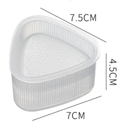 Transparent Plastic Onigiri Mold Set  Japanese-style Onigiri and Sushi Mold Set  Sushi Cartoon-themed Onigiri Molds For Children