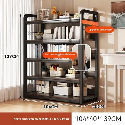 Bookshelf Shelf Integrated Wall Multi-layer Storage Rack Bedroom Wall Bay Window Display Cabinet Office Shelf
