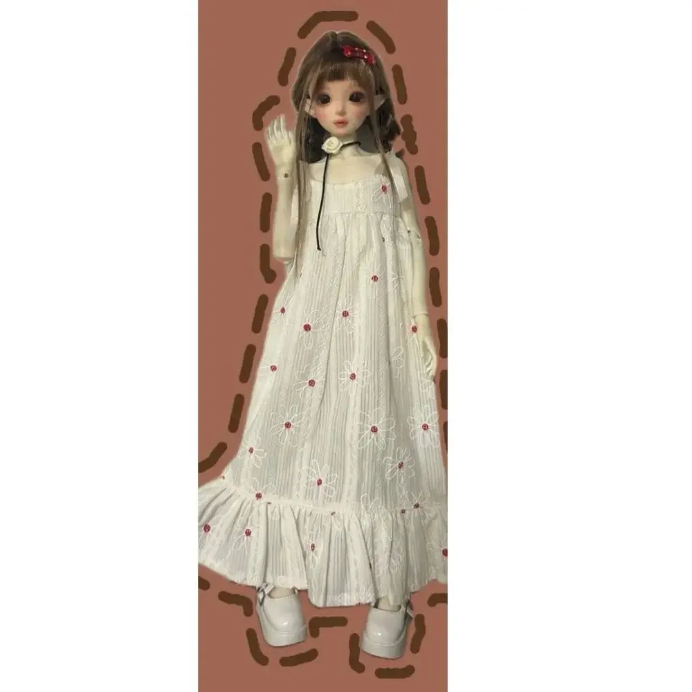 Handmake Doll Dresses Pajamas Mini Fashion Doll Princess Long Skirt DIY Accessories for 1/3 1/4 1/6 BJD 30/45/60cm Dolls