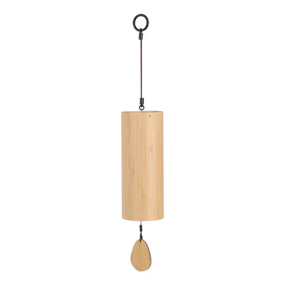 Tuomi Chord Wind Chime Japanese Hand Cranked Wind Chime Retro Bamboo Meditation Sound Healing Bamboo Wind Chime