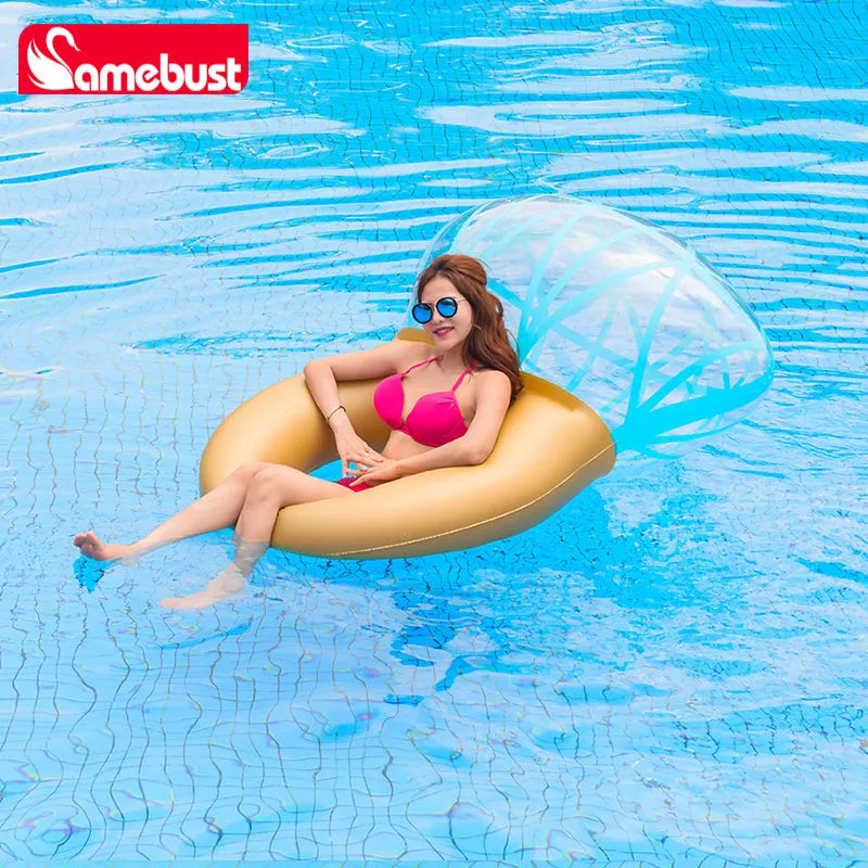 Camebust Inflatable Pool Float Diamond Swim Ring Water Lounge for Valentine Gifts or Decoration