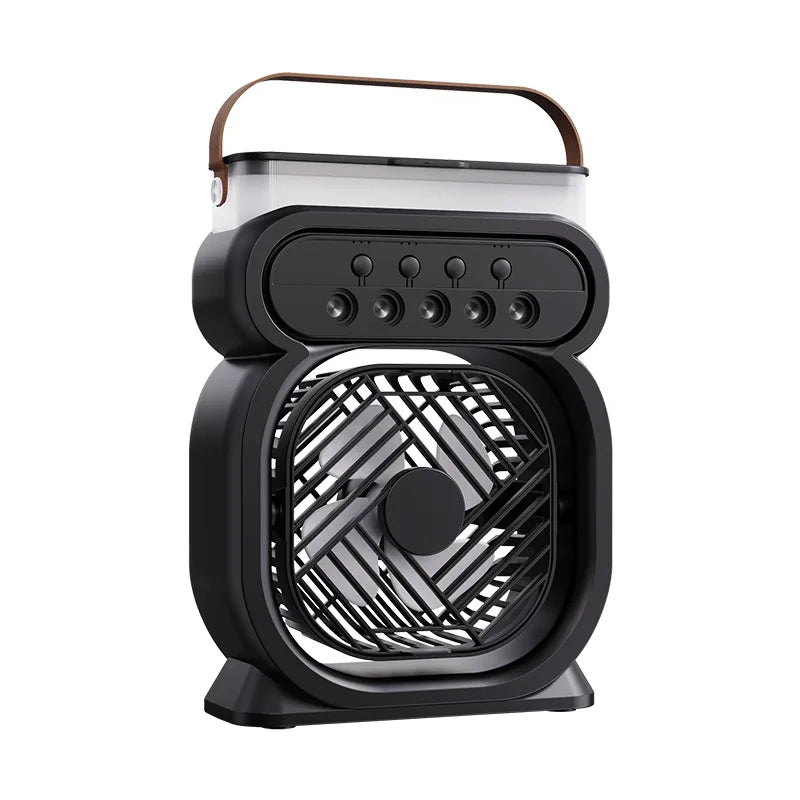 2025 USB Spray Fan Desktop Night Light Humidifier Outdoor Office Water Replenishment and Spray Fan in One Fan all the year round