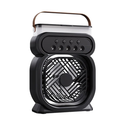 2025 USB Spray Fan Desktop Night Light Humidifier Outdoor Office Water Replenishment and Spray Fan in One Fan all the year round