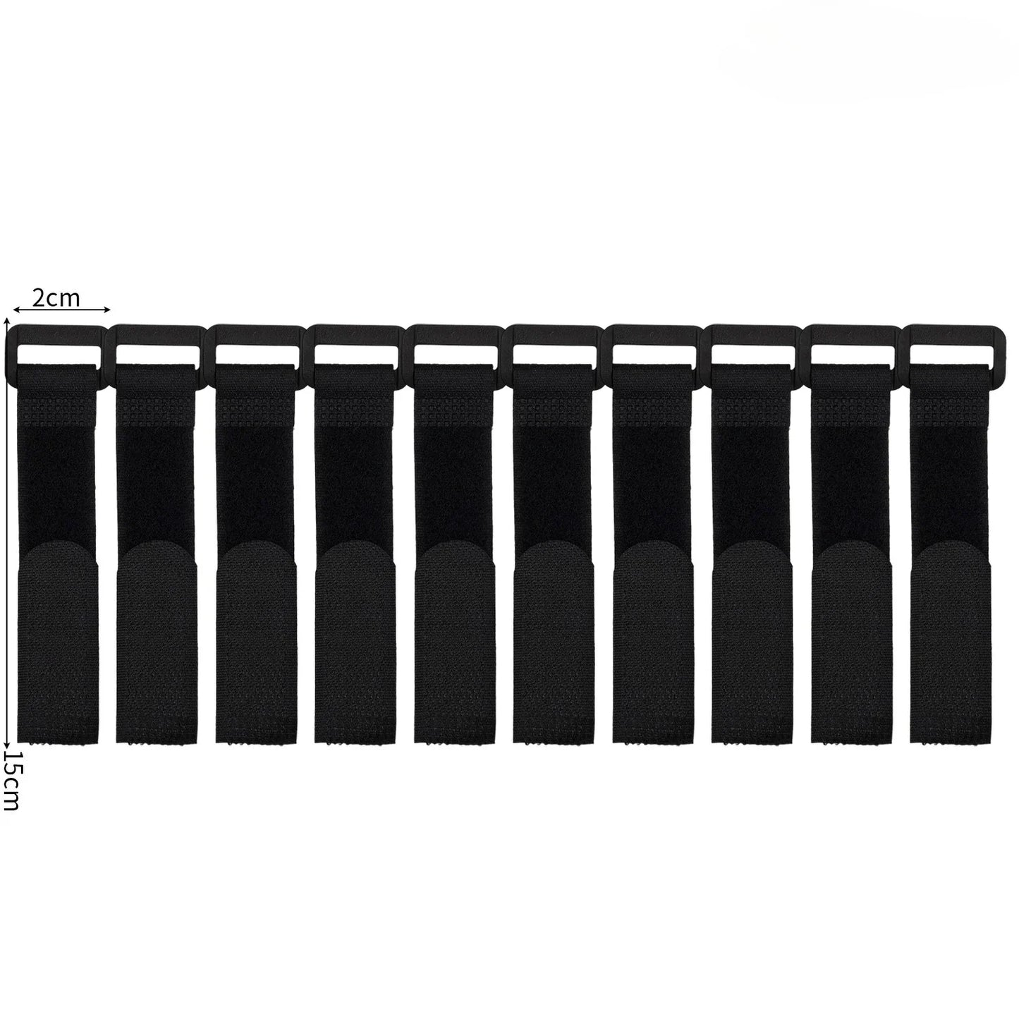 Reusable Hook & Loop Cable Ties - Adjustable Nylon Wire Fastener Straps for Securing Cord Management, Organizer DIY Cinch Straps