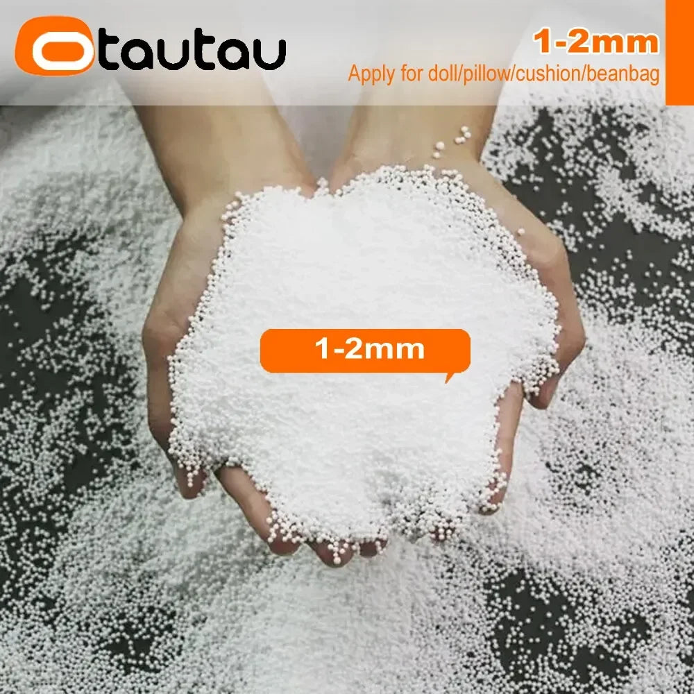 OTAUTAU 240L EPS Ball Filler for 3ft Beanbag Pouf 3-5mm Polyester Pillow Cushion Bean Bag Chair Snow Scene TL001