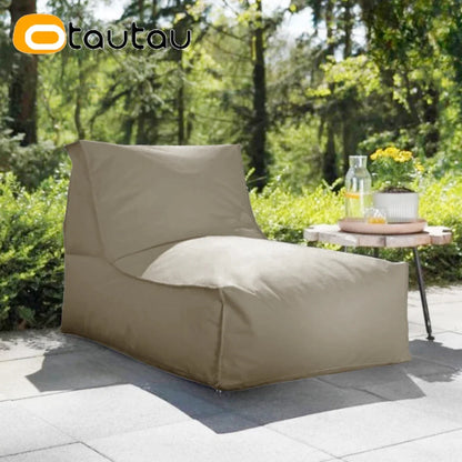 OTAUTAU Outdoor Oxford Bean Bag Cover Swim Pool Float Lounger Beach Club Pouf SF505【No Filler!You Need To Fill It By Yourself!】