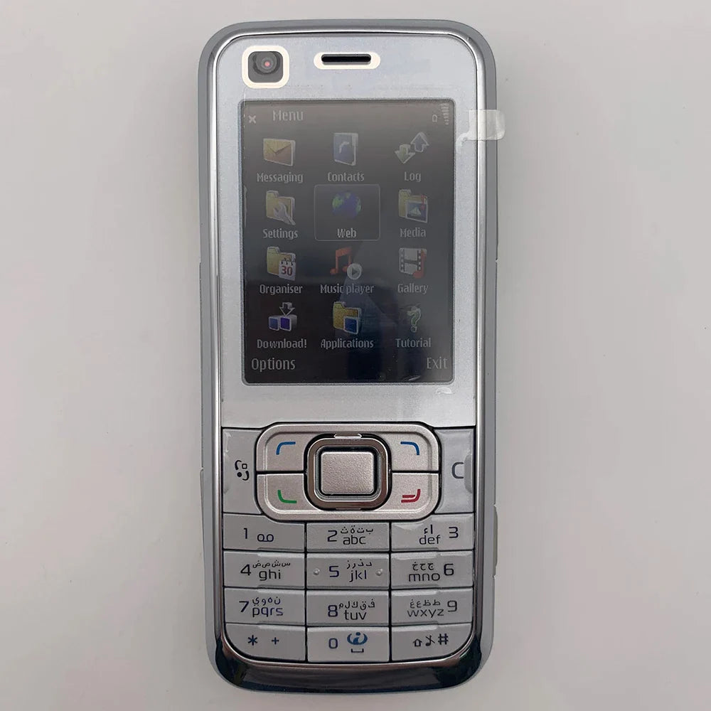 Original Unlocked 6120 classic Loudspeaker Bluetooth Mobile Phone Russian Arabic Hebrew Keyboard Made in Finland Free Shipping