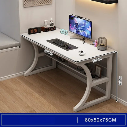 Gaming Desk Storage Sturdy Computer Desk Desktop Rack Bedroom Office Study Writing Simple Mobilier Bureau Office Furniture