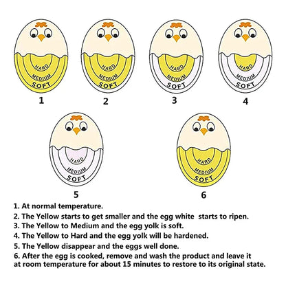 Kitchen Hard Boiled Egg Timer Egg Perfect Color Changing Timer Soft Hard Egg Boiler Timer